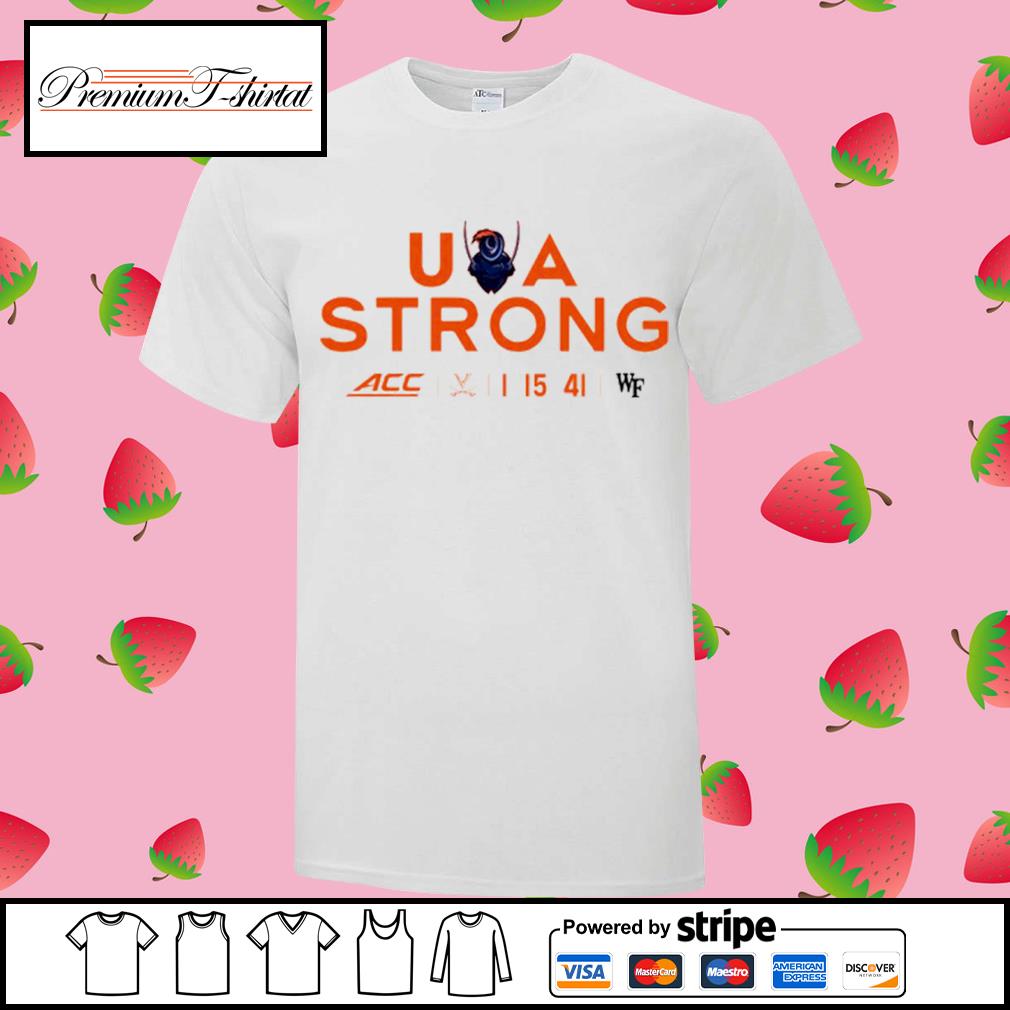 Uva Strong Acc Virginia Cavaliers Football 1 15 41 Shirt